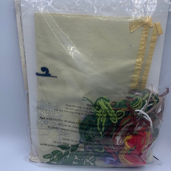 Vintage RARE Half Complete Paragon Needlecraft “Greenery” Creative Crewel Kit - Picture 2 of 5